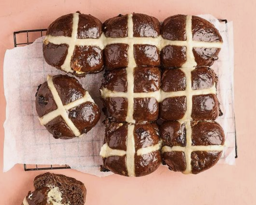 Double Chocolate Hot Cross Buns Kit